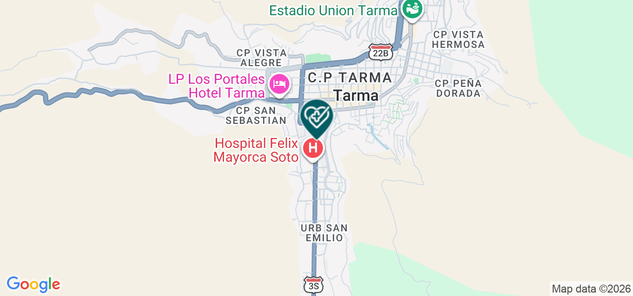 Mapa de Santa Ana
