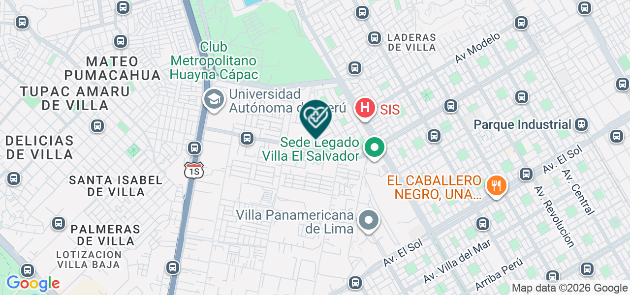Mapa de Consultorio Dental Especializado Odonto Vip