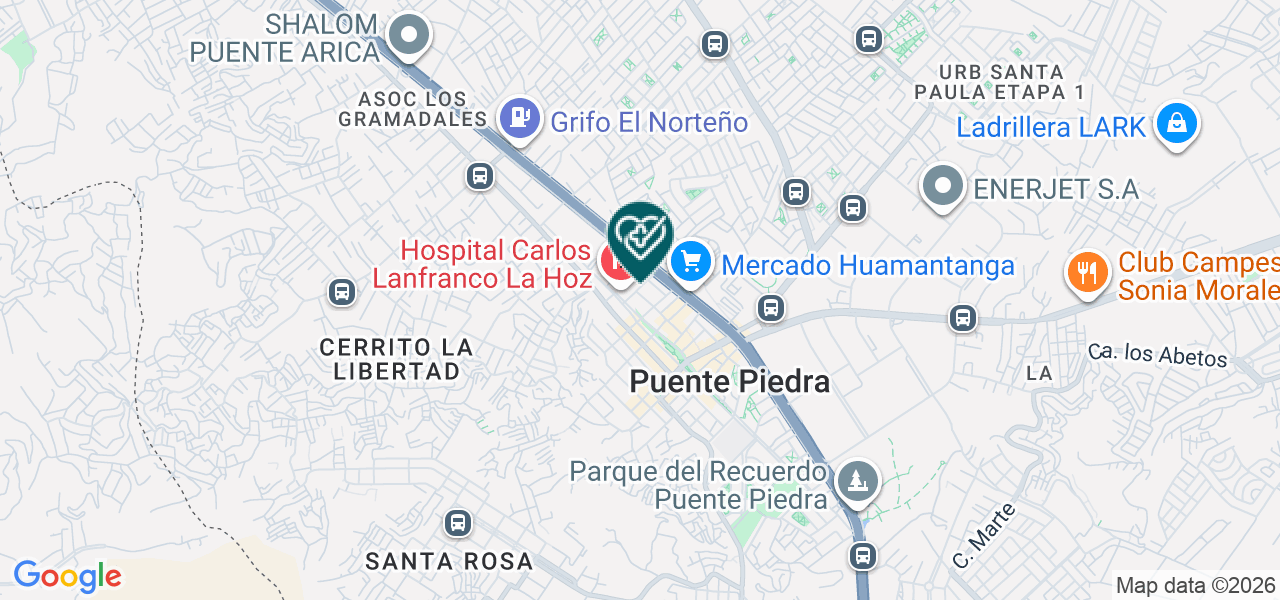 Mapa de Dra. Saile Salud