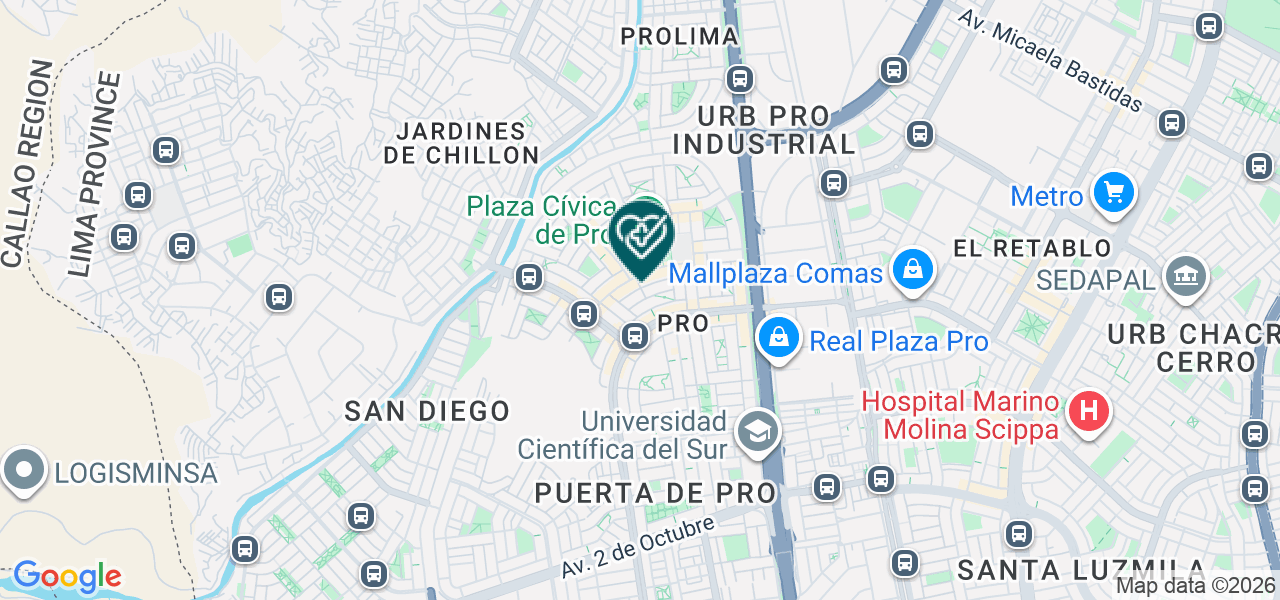 Mapa de Bravo Odontologia Integral
