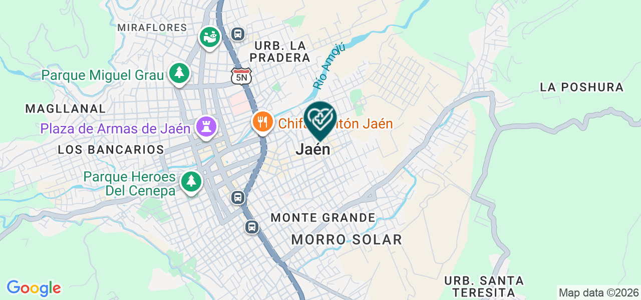 Mapa de Centro de Bienestar Psicológico "contigo