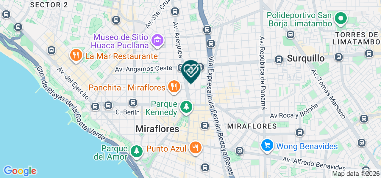 Mapa de Avanti Salud