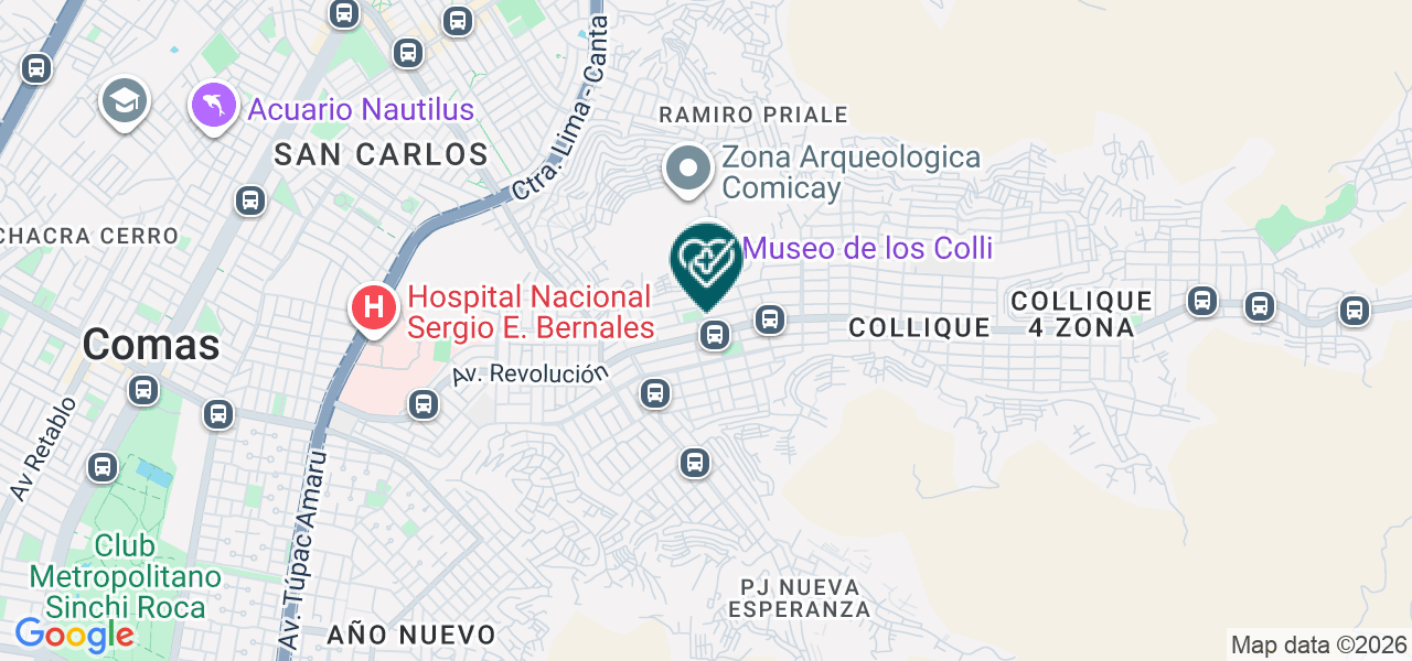 Mapa de Consultorio Medico Santa Lucia