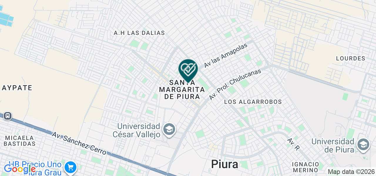 Mapa de Centro Odontológico Dra. Claudia Diaz Calderon.