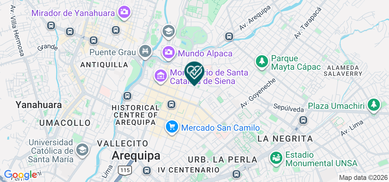Mapa de Óptica World Lens