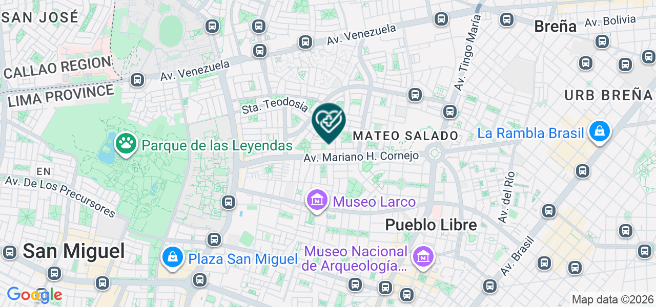 Mapa de Dra. Tania Valderrama Atayupanqui