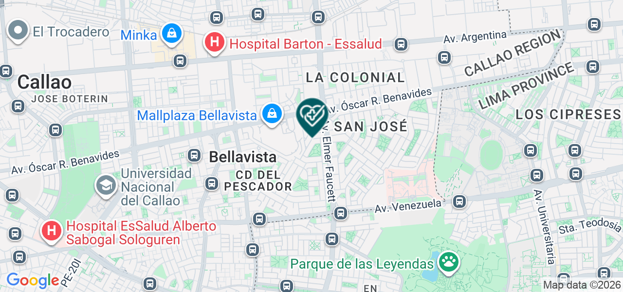 Mapa de Medicus Peru