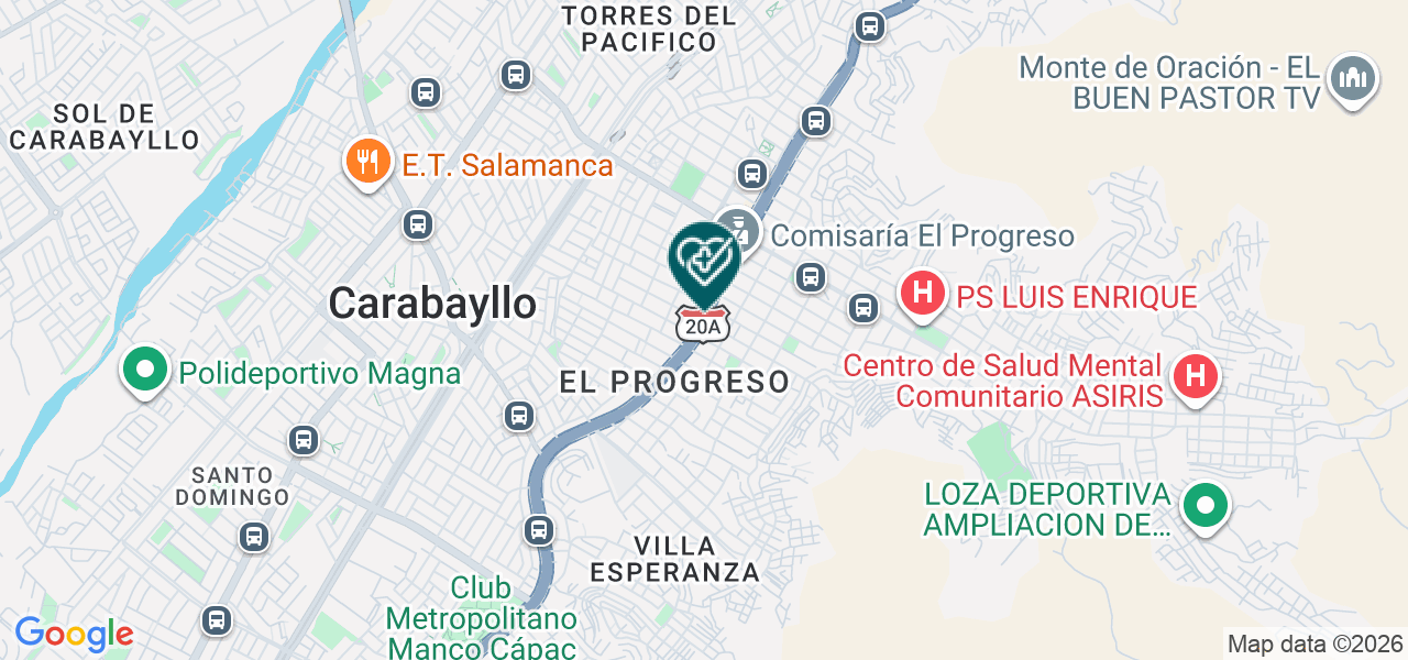 Mapa de Dental Mi Sonrisa