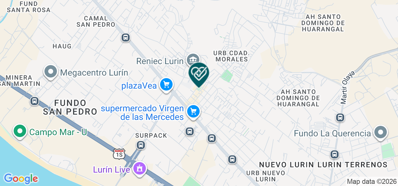 Mapa de Servicios Ópticos Pareja - Optopareja
