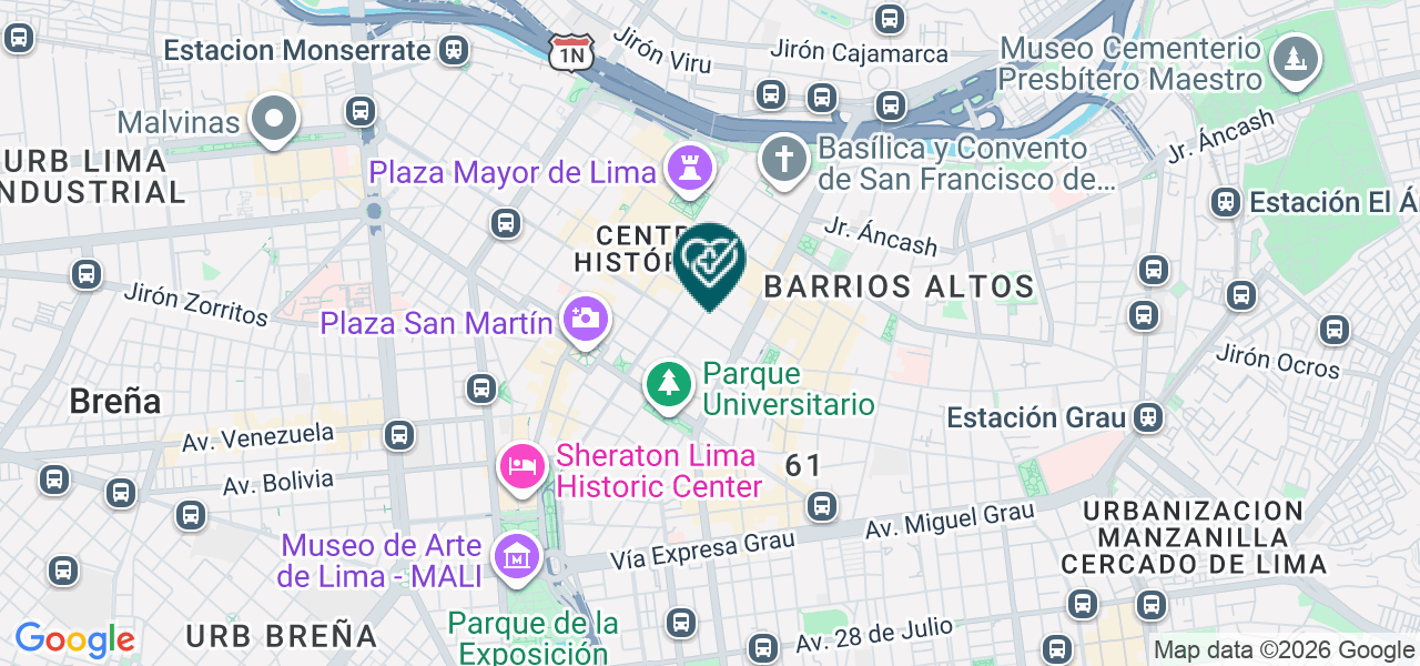 Mapa de Grupodent