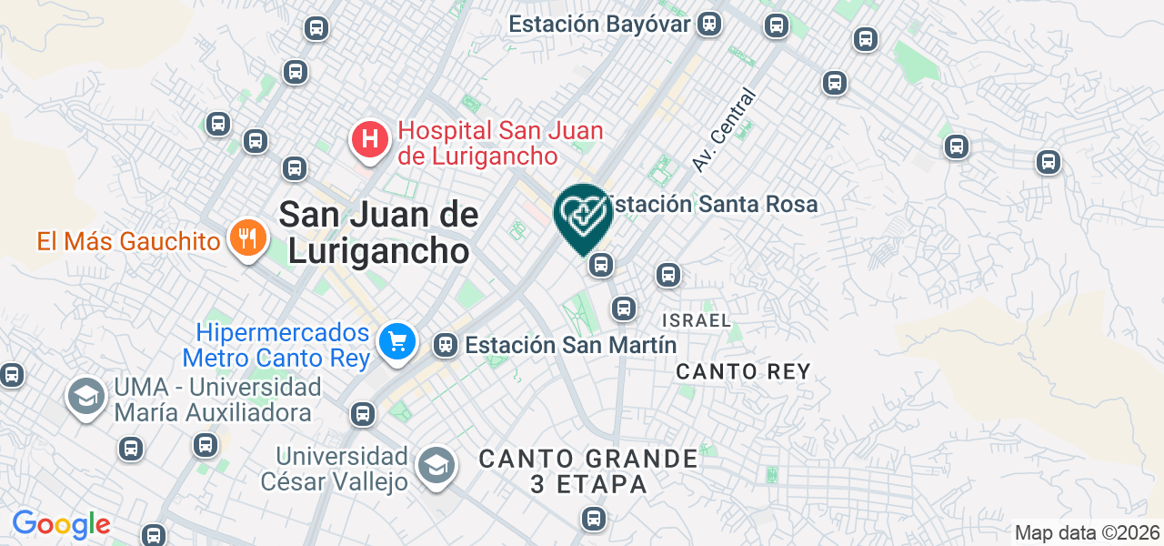 Mapa de Consultorio Obstetrico Contigo