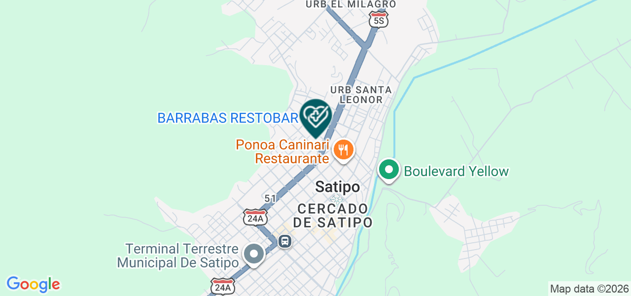Mapa de Laboratorio Clinico Gutierrez