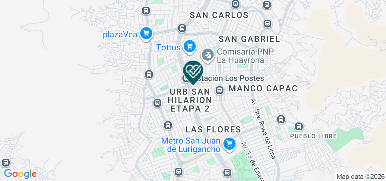 Mapa de Coram Deo Salud