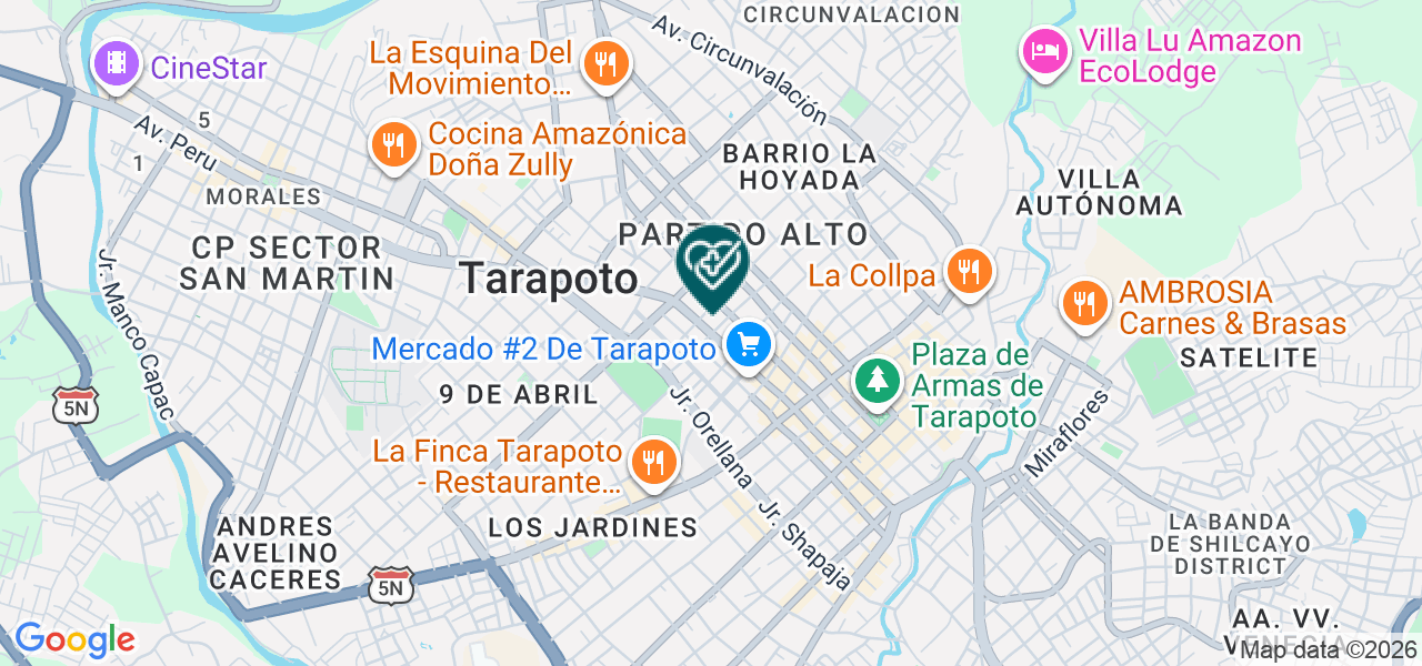 Mapa de Consultorio Dental Altamirano