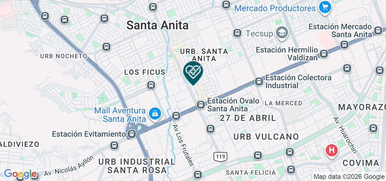 Mapa de Odm Dental Studio