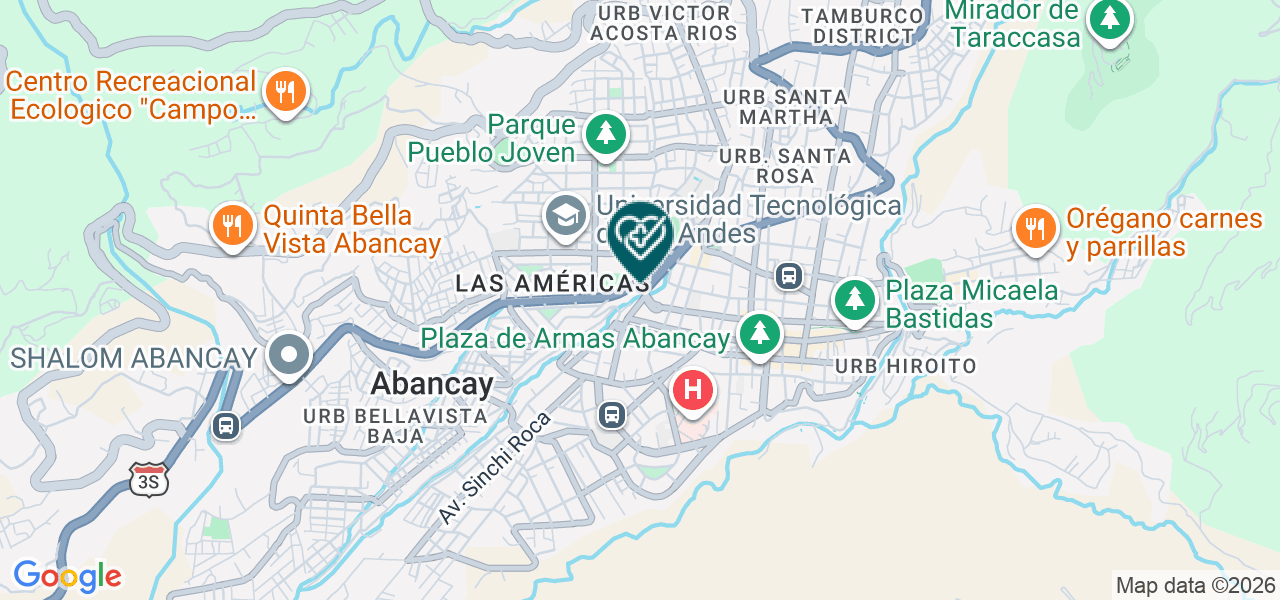 Mapa de Policlinico Santa Maria