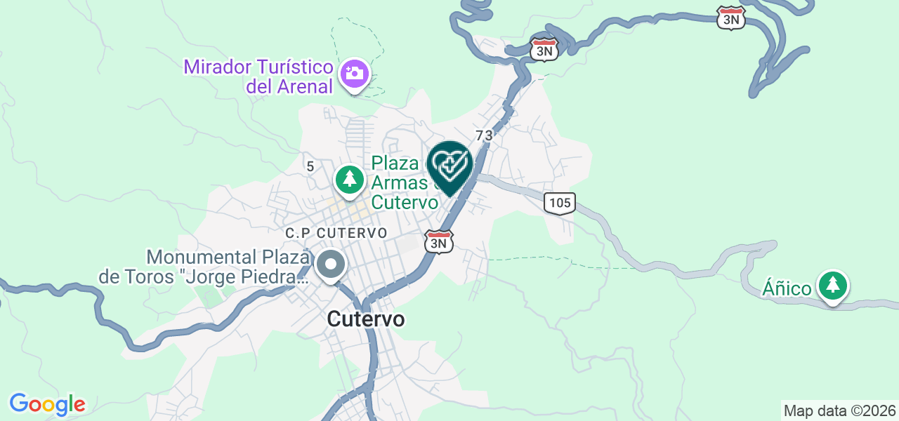 Mapa de Clinica Cutervo SRL