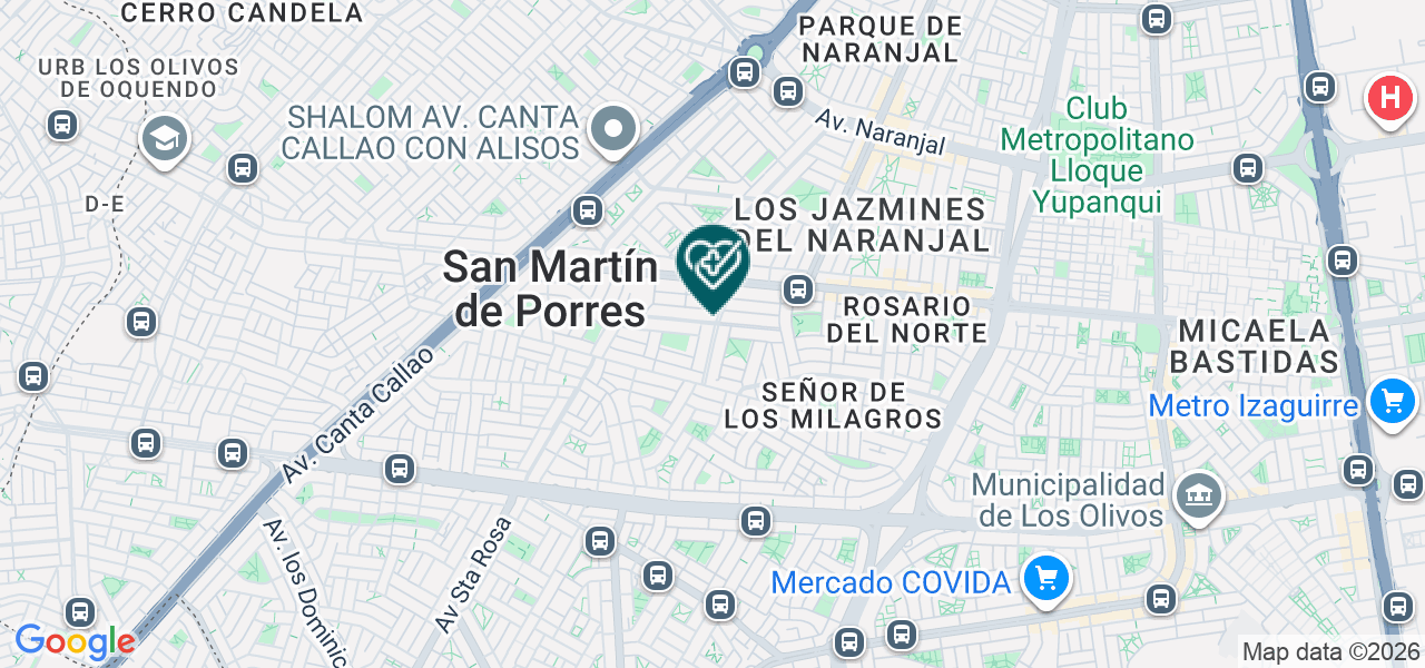 Mapa de Consultorio Odontológico Mtdent