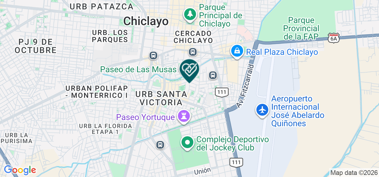 Mapa de Genetica Lab. Clinico y Biomolecular