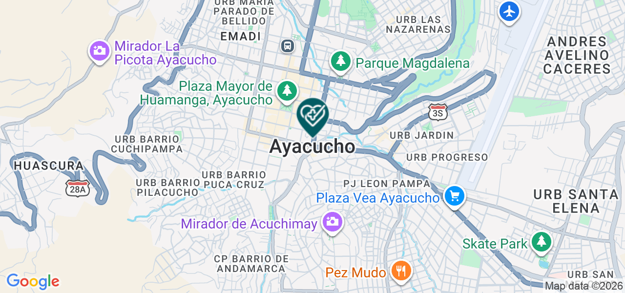 Mapa de Consultorio Odontologico Odontosalud