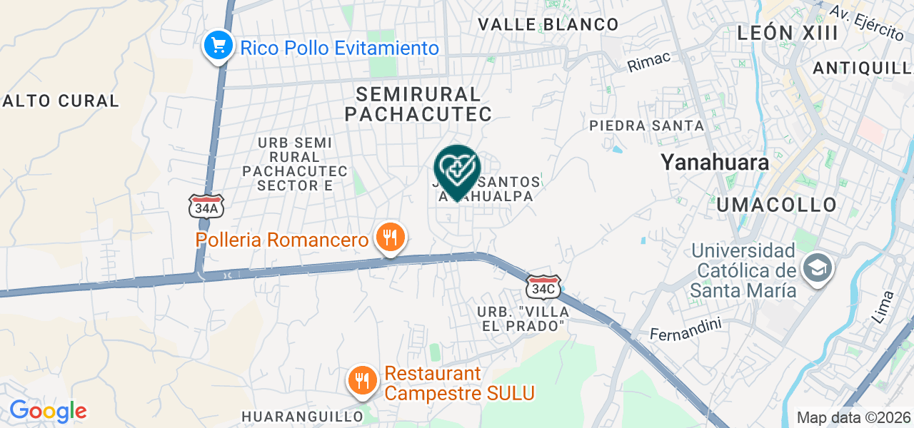 Mapa de Dental Green