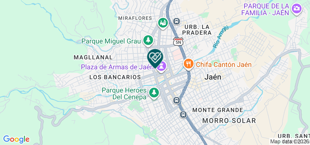 Mapa de Opticas Mas Vision E.I.R.L.