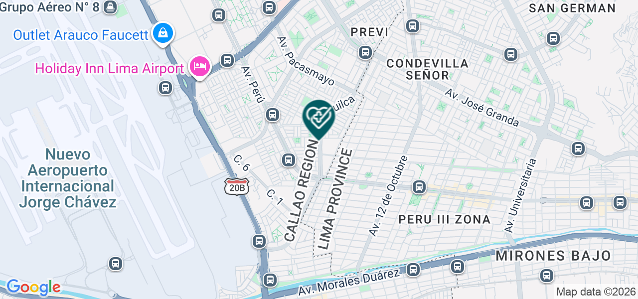 Mapa de Consultorio Medico View