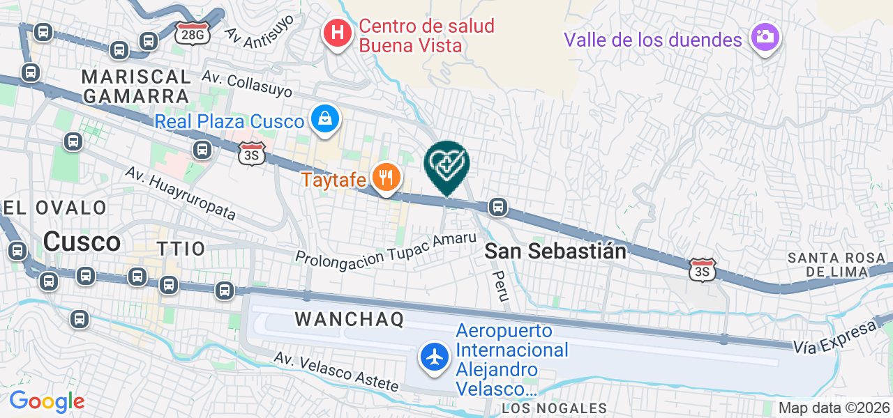Mapa de Total Care Center V