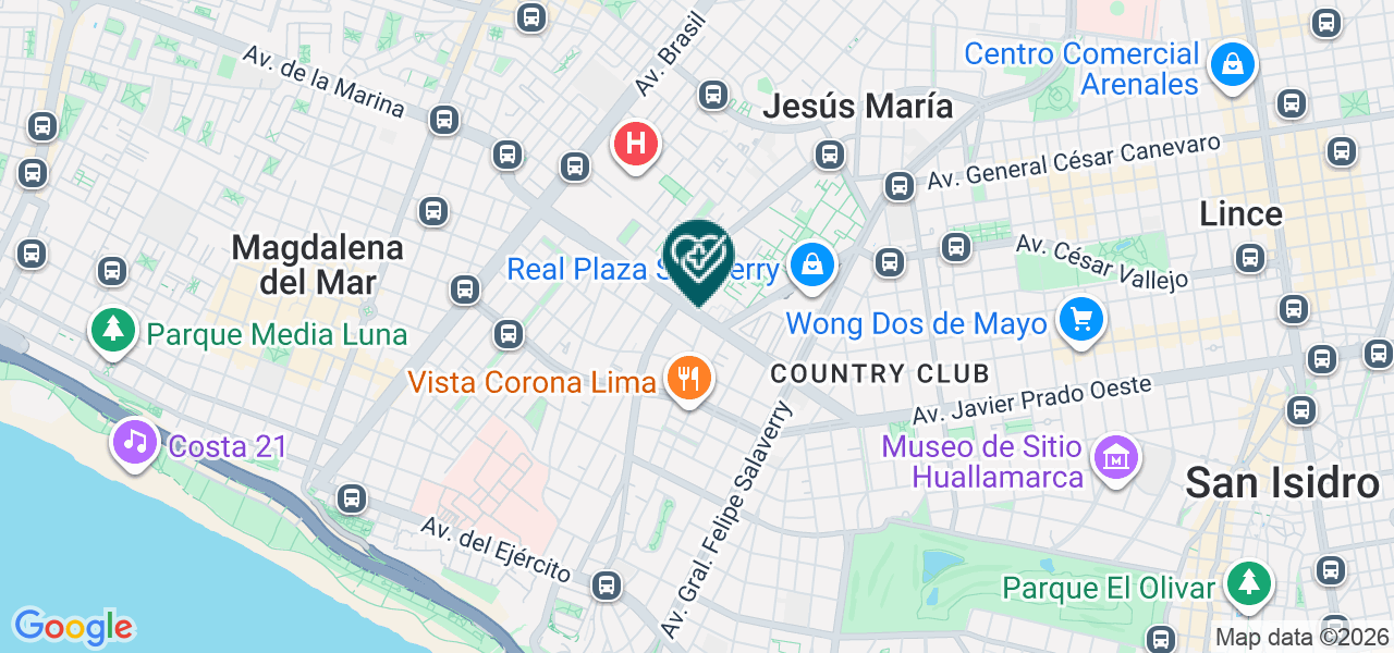 Mapa de Centelaser