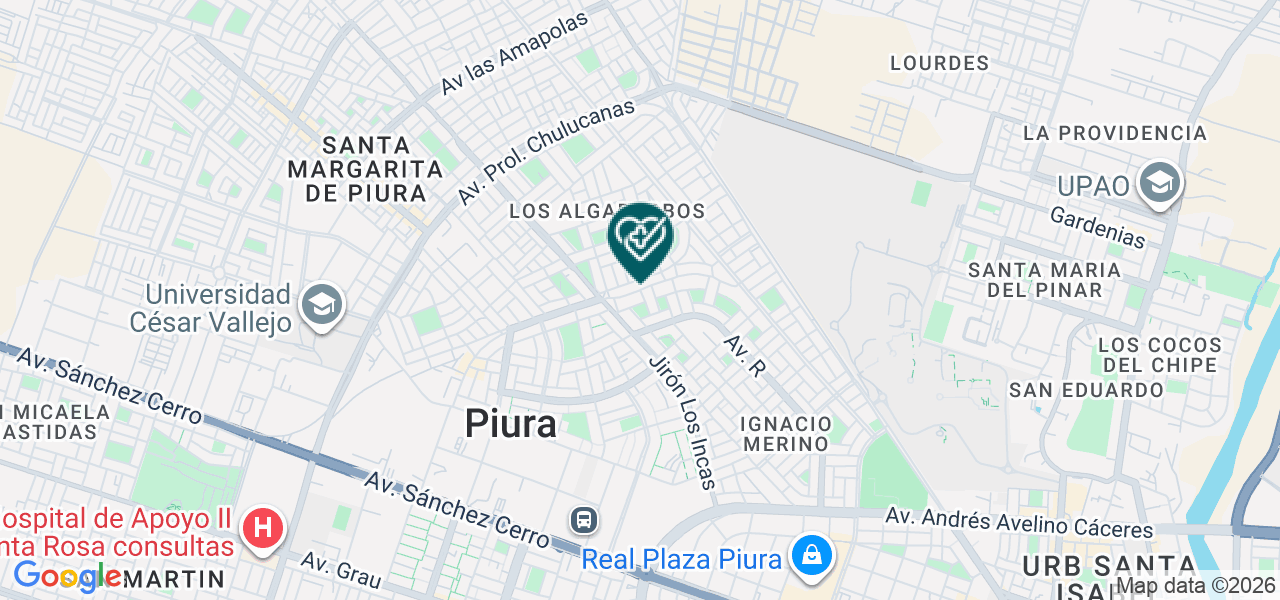 Mapa de Consultorios Corazon de Maria