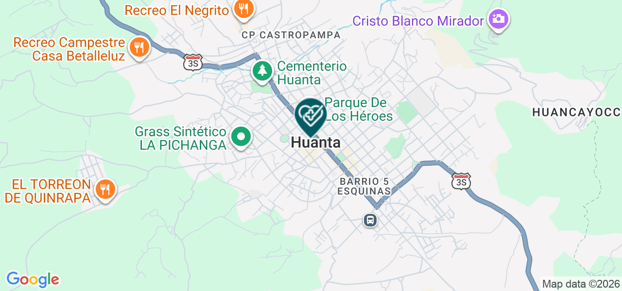 Mapa de Consultorio Dental Odontofamily