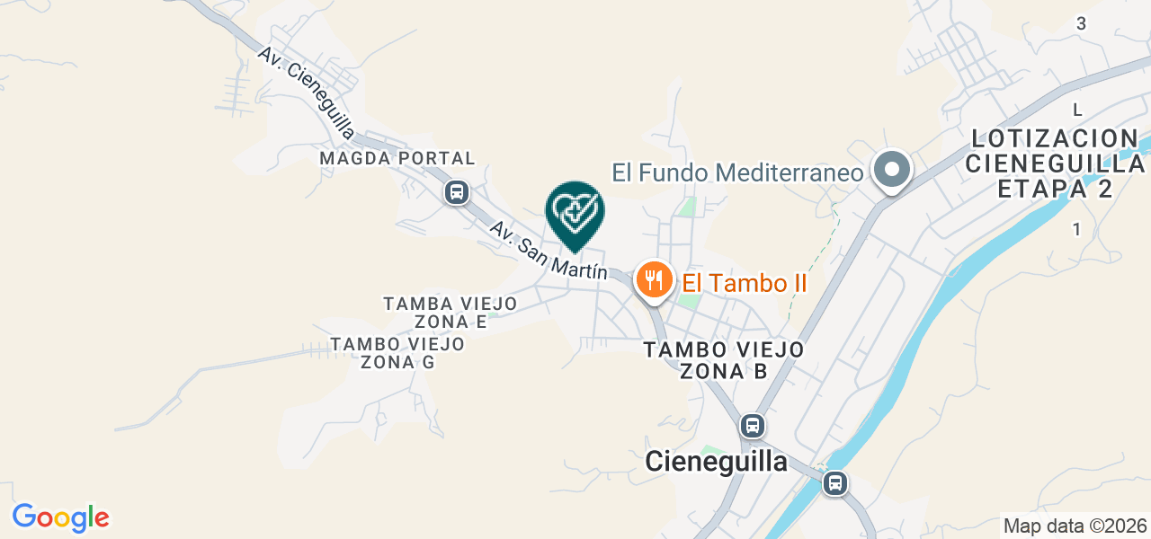 Mapa de Consultorio Medico Pulso & Vida