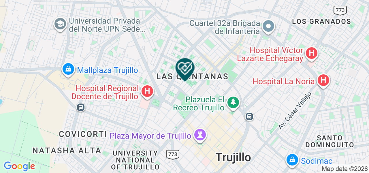 Mapa de Pulso Salud - Sede Trujillo