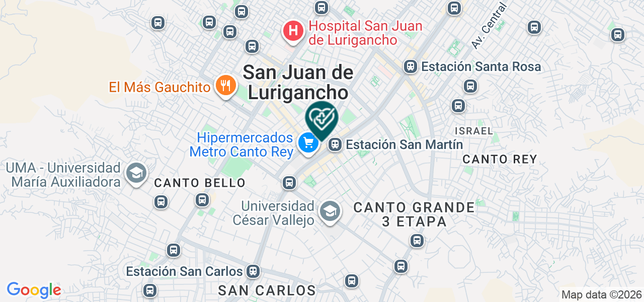 Mapa de Madre Teresa