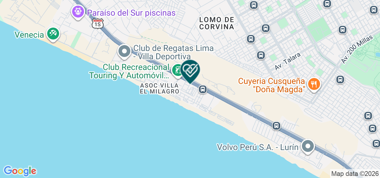 Mapa de Servicios Medicos Especializados Magno