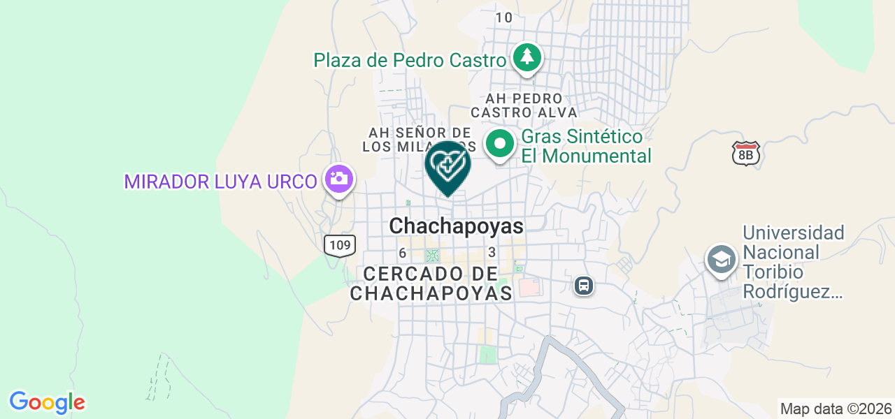 Mapa de Castañeda Salud y Estetica