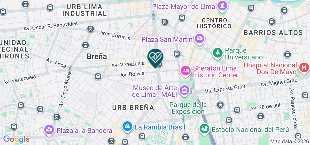 Mapa de Salud y Vida Consultorio Medico