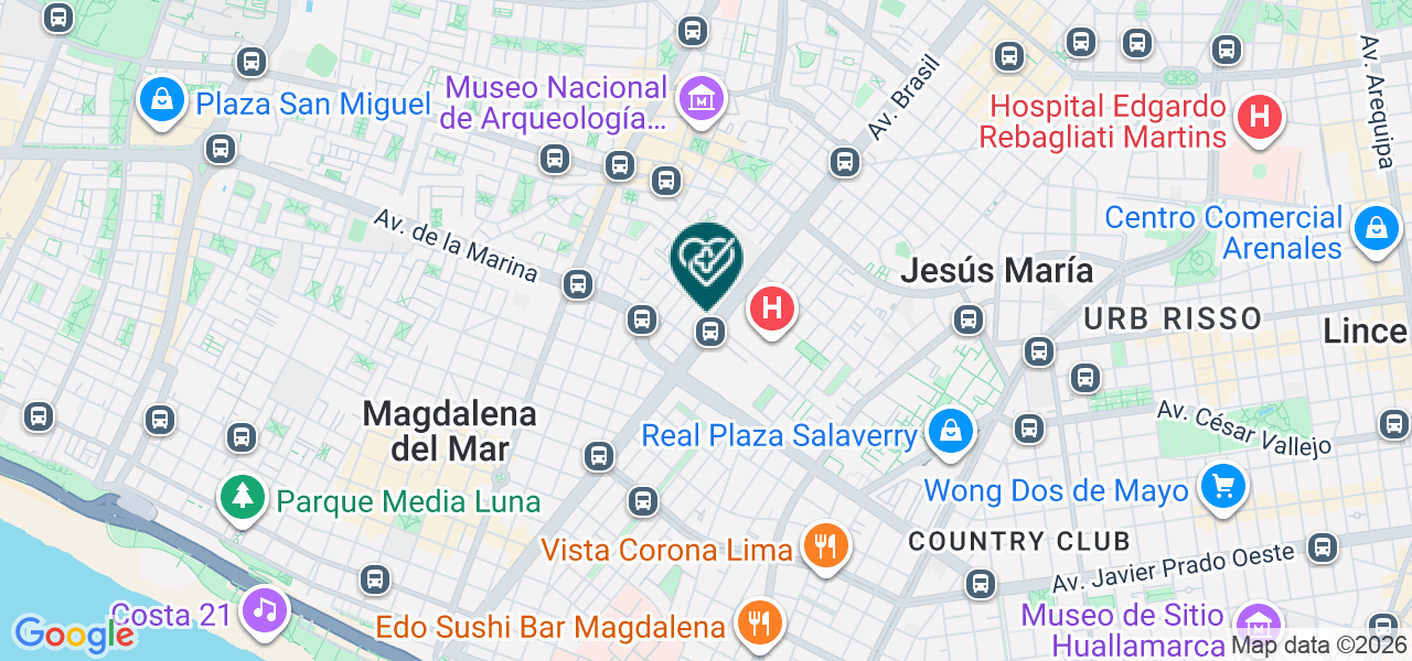 Mapa de Ginecasalud