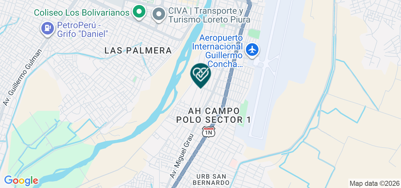Mapa de Clinica Norsalud