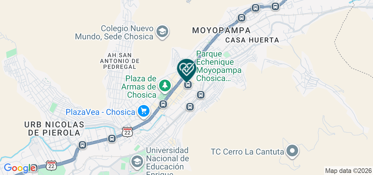 Mapa de Avila Dent