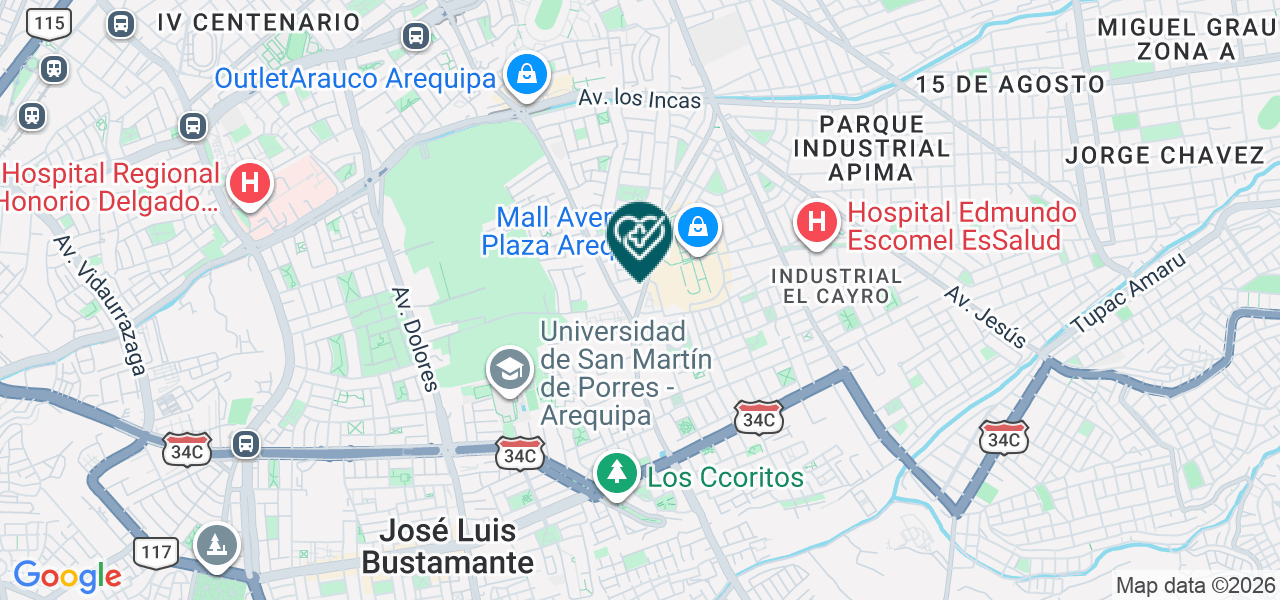 Mapa de Physio Sana E.I.R.L.