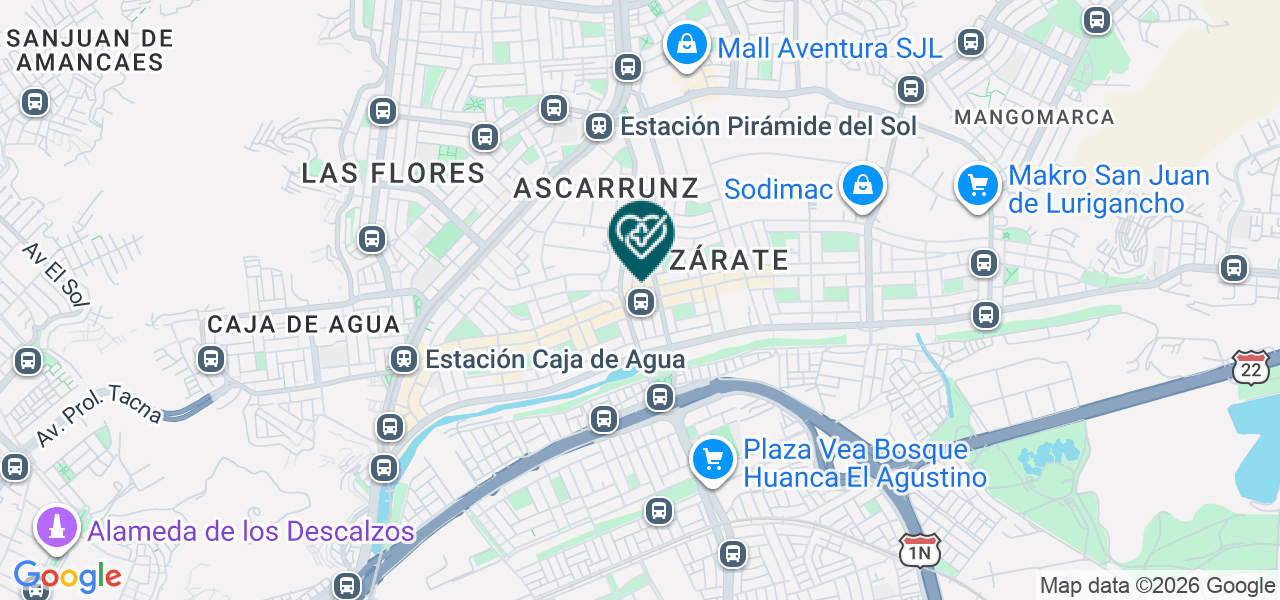 Mapa de Consultorio Medico Oftalmologico del Dr.javier Geronimo