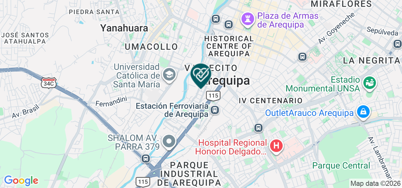 Mapa de Rinoface