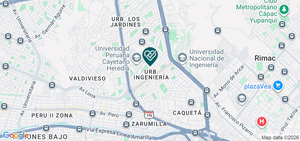 Mapa de Virgen de las Mercedes