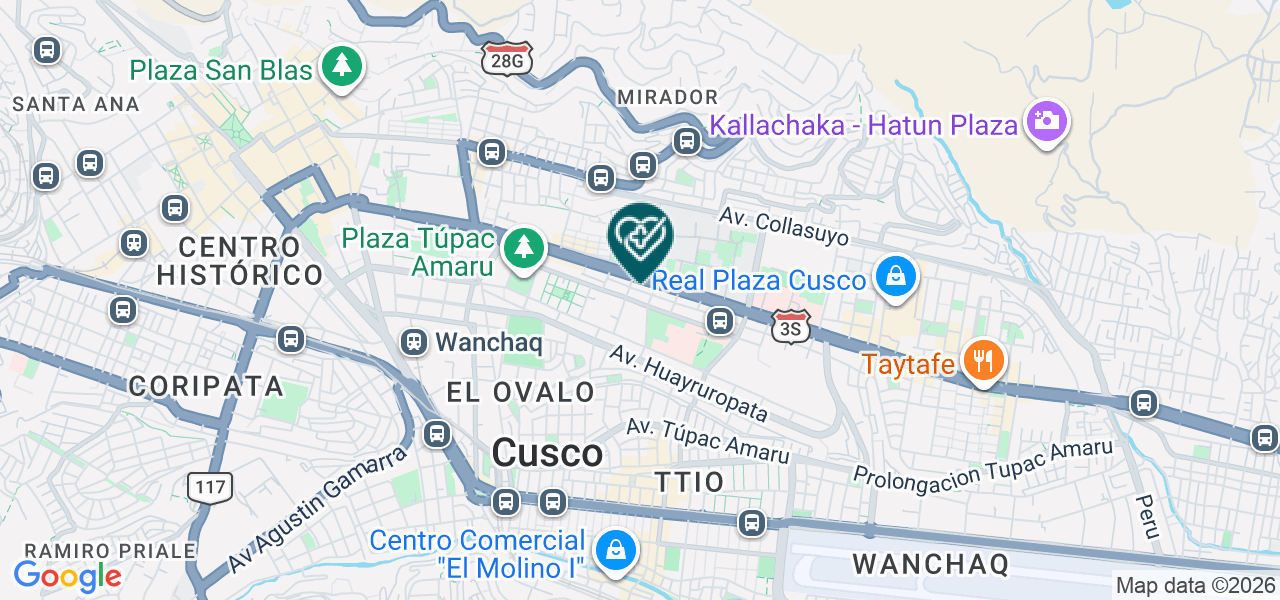 Mapa de Grupo Señor de Huanca y Asociados SAC