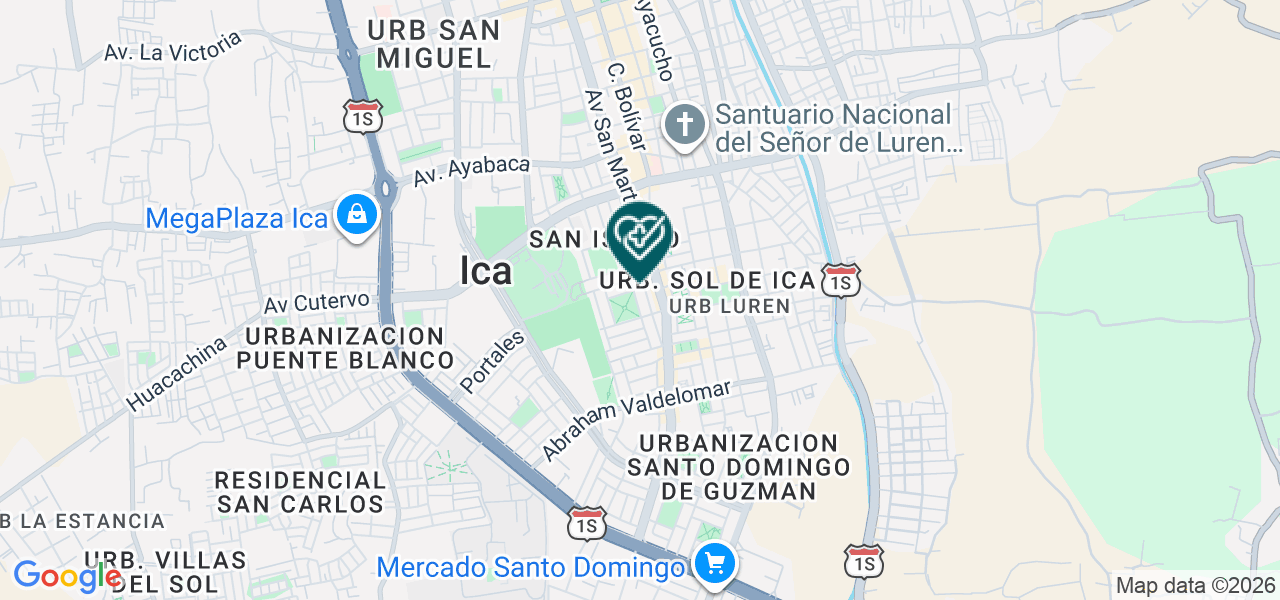 Mapa de Gastro Endoscopia Centro Medico