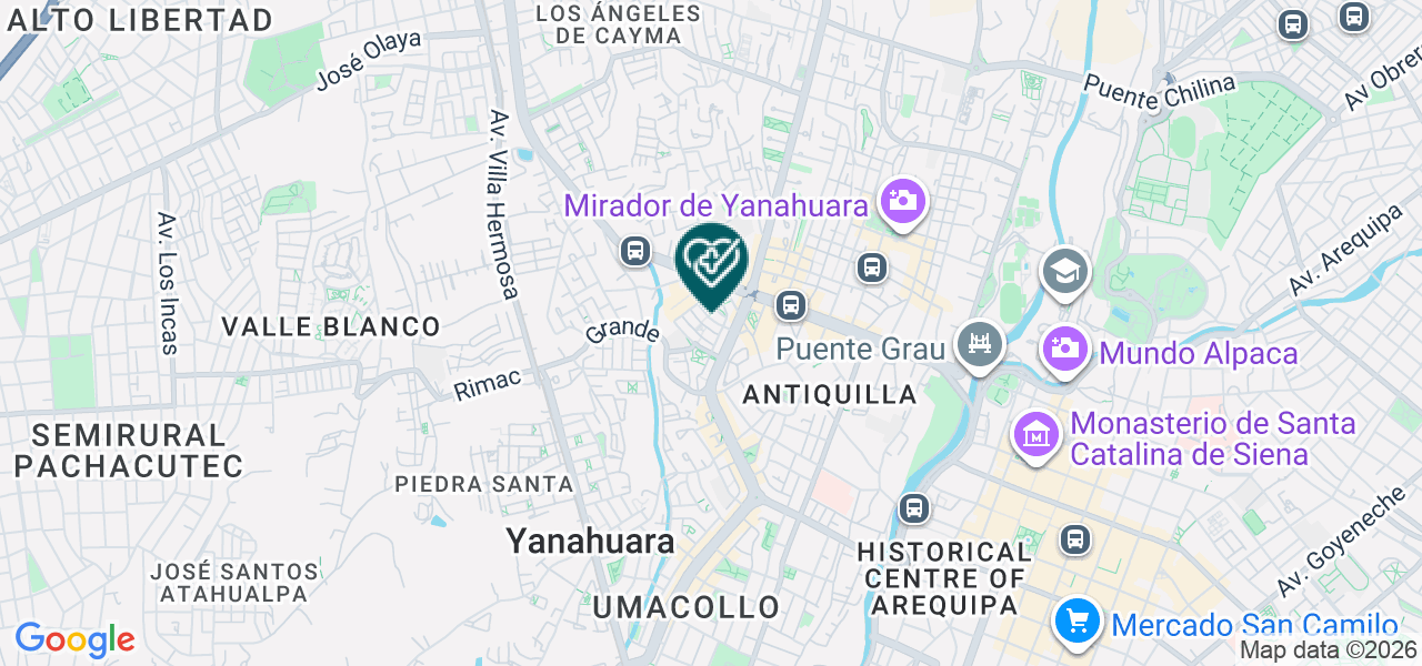 Mapa de Cdc y Laser