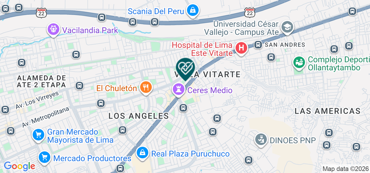 Mapa de Dra. Claudia Torres – Odontologia Integral