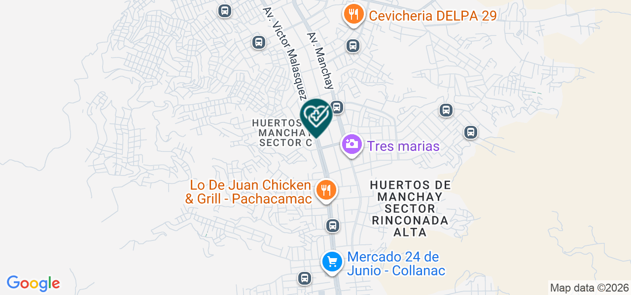 Mapa de Consultorio Médico Mujer y Familia