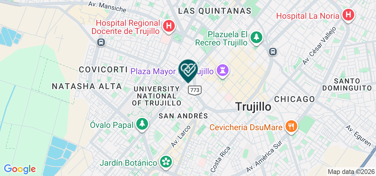 Mapa de Su Gastro Trujillo SAC